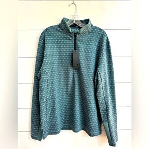 Greyson Men’s Monogram Jacquard 1/4 zip NWT